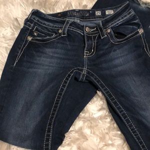 Cross pocket miss me jeans